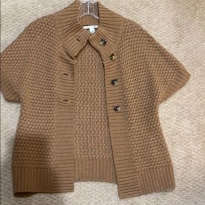 Banana republic cable knit short sleeve  cardigan